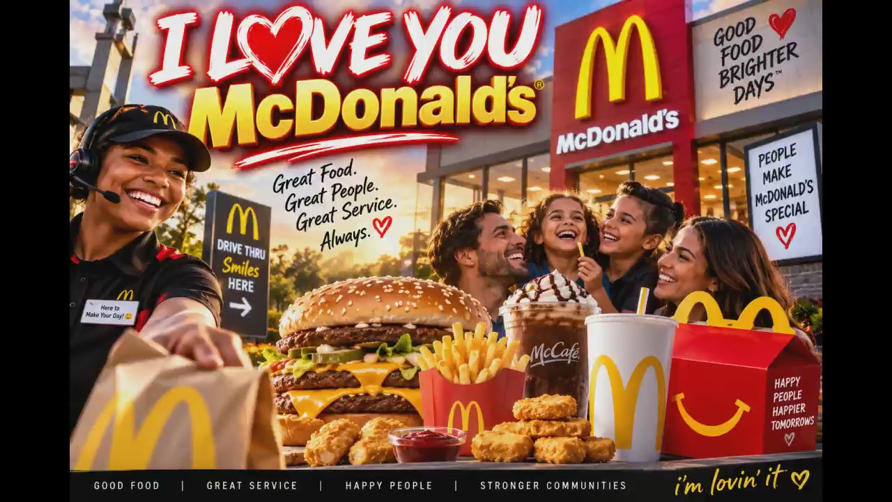 I Love You McDonalds